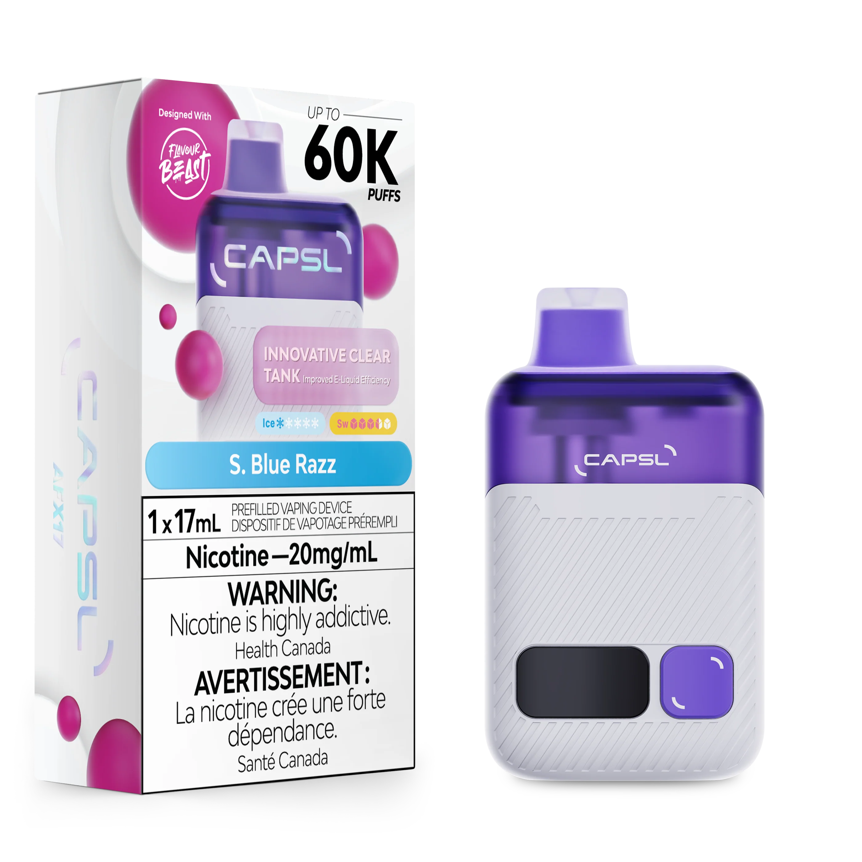 CAPSL AFX17 Disposable Vape by Flavour Beast - Image 3
