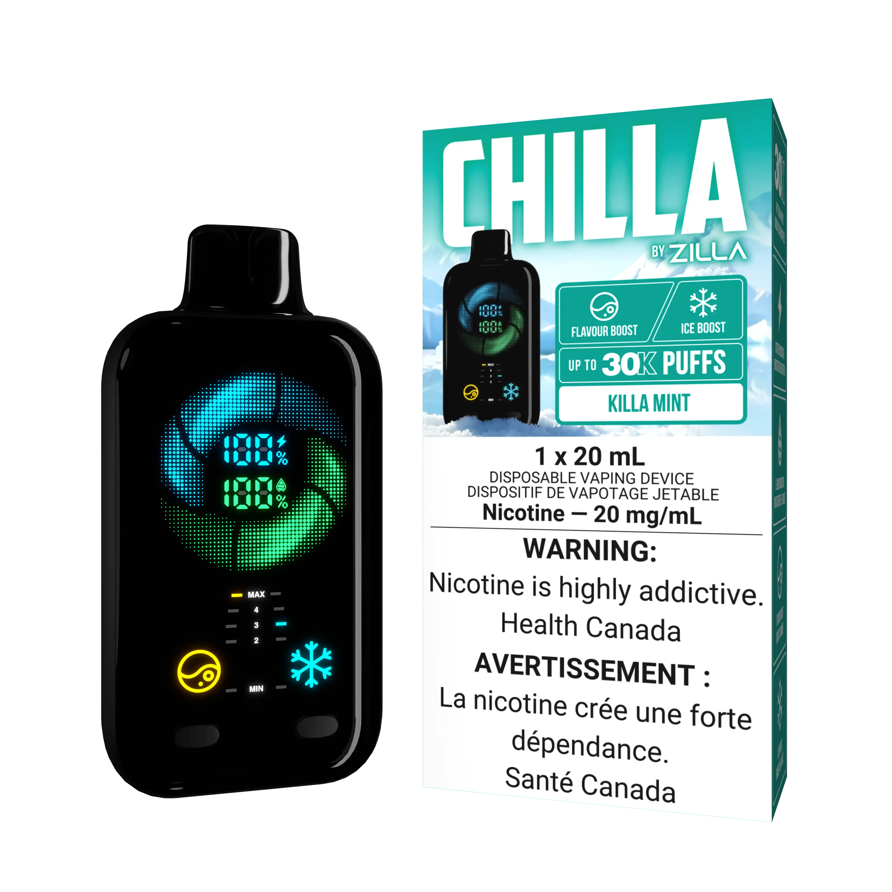 Chilla by Zilla - Killa Mint | Vape Cloud Canada