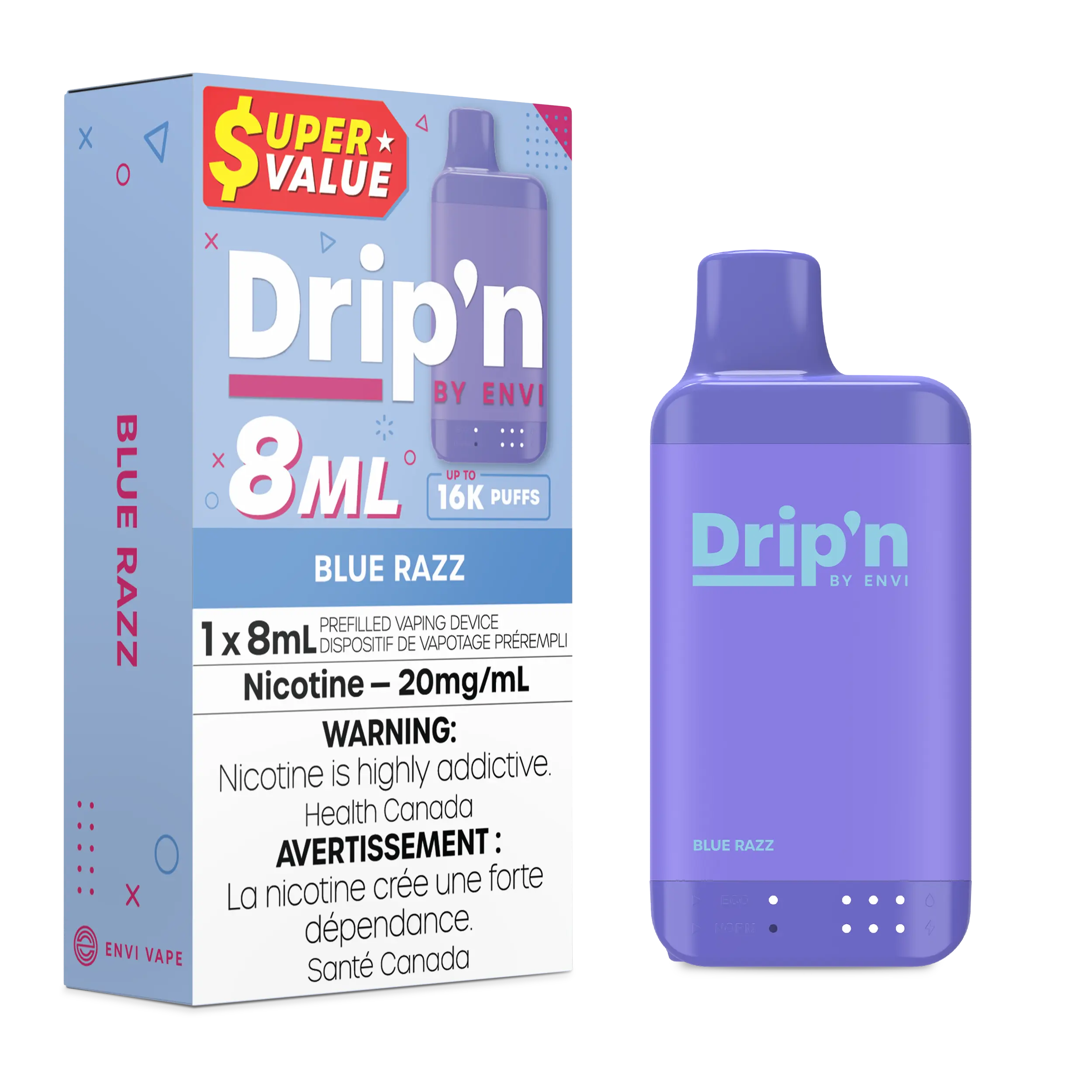 Drip'n by Envi 8ml Disposable | Vape Cloud Canada