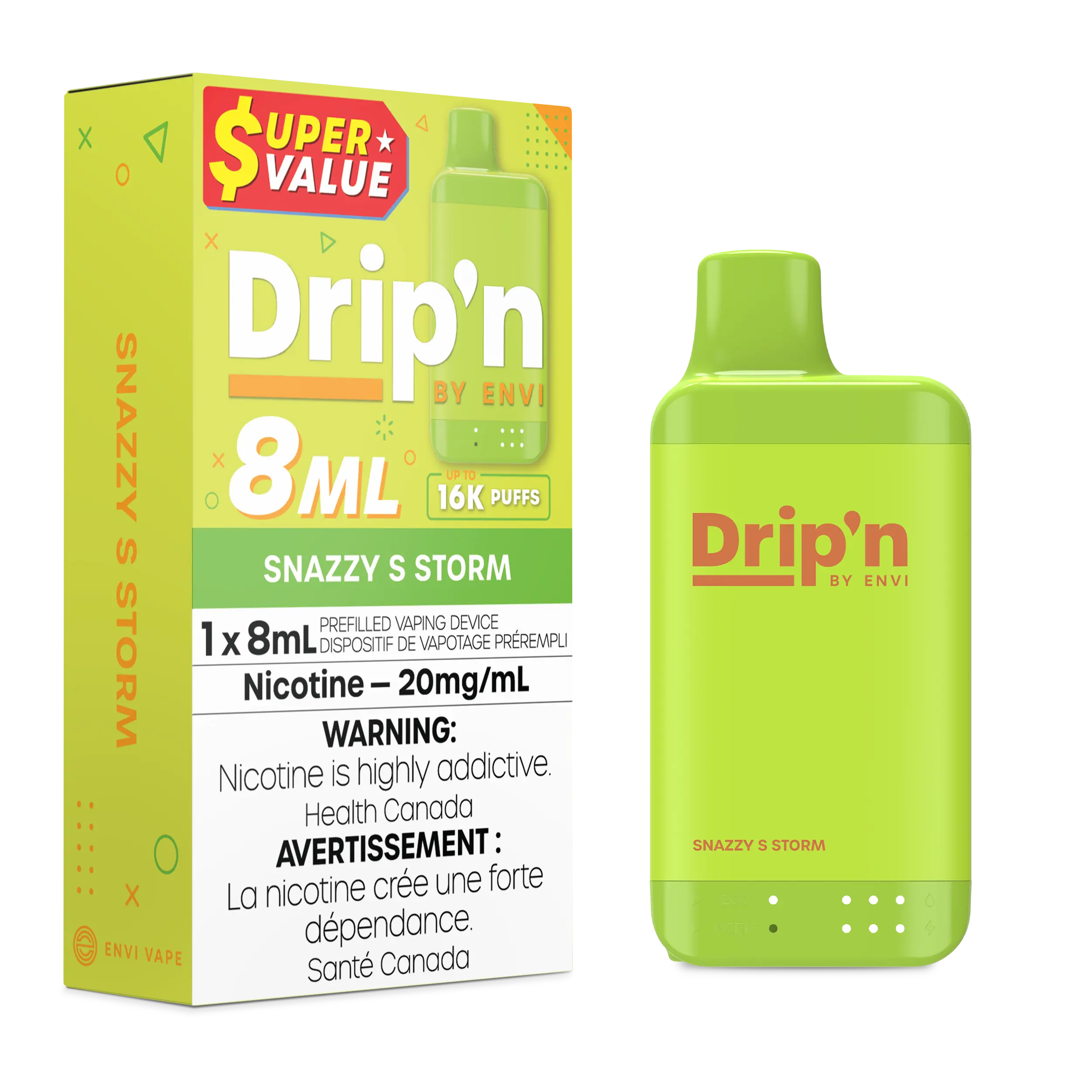 Drip'n by Envi 8ml Disposable | Vape Cloud Canada - Image 8