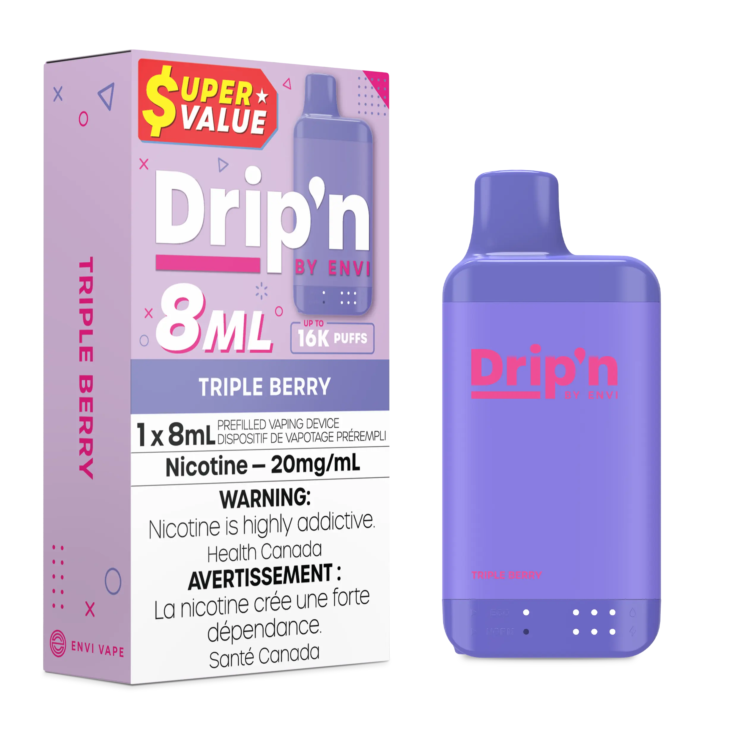 Drip'n by Envi 8ml Disposable | Vape Cloud Canada - Image 9
