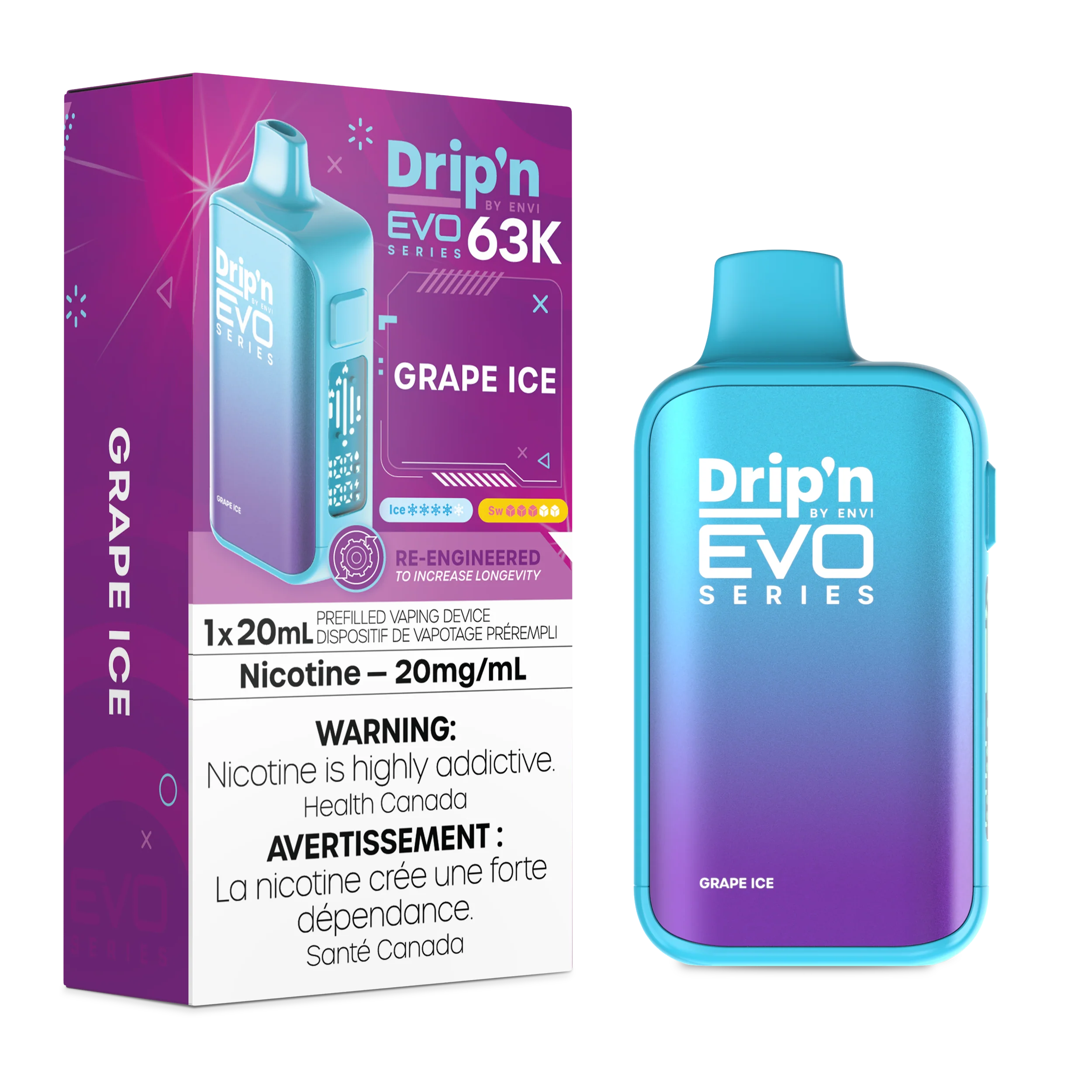 Drip'n by Envi EVO 63k Disposable Vape - Image 4