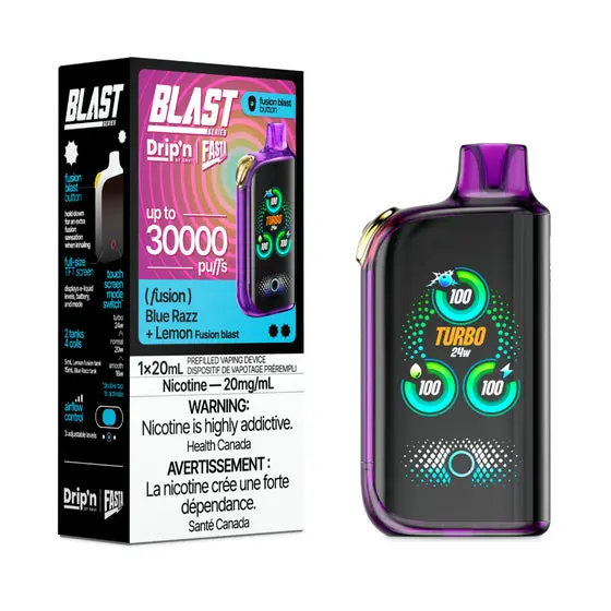 Drip'n by Envi Fasta Blast 30k | Vape Cloud Canada - Image 20