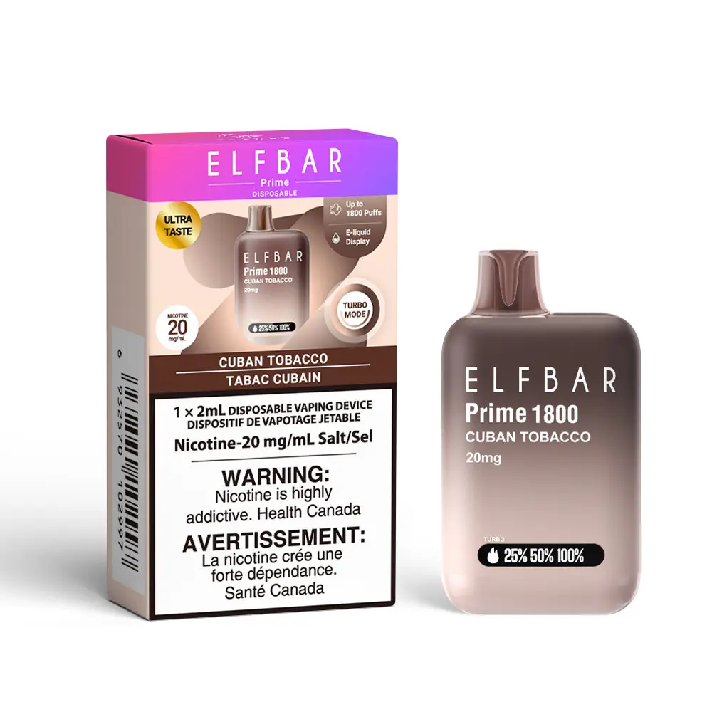 ELF Bar Prime 1800 Disposable Vape | Vape Cloud Canada - Image 12