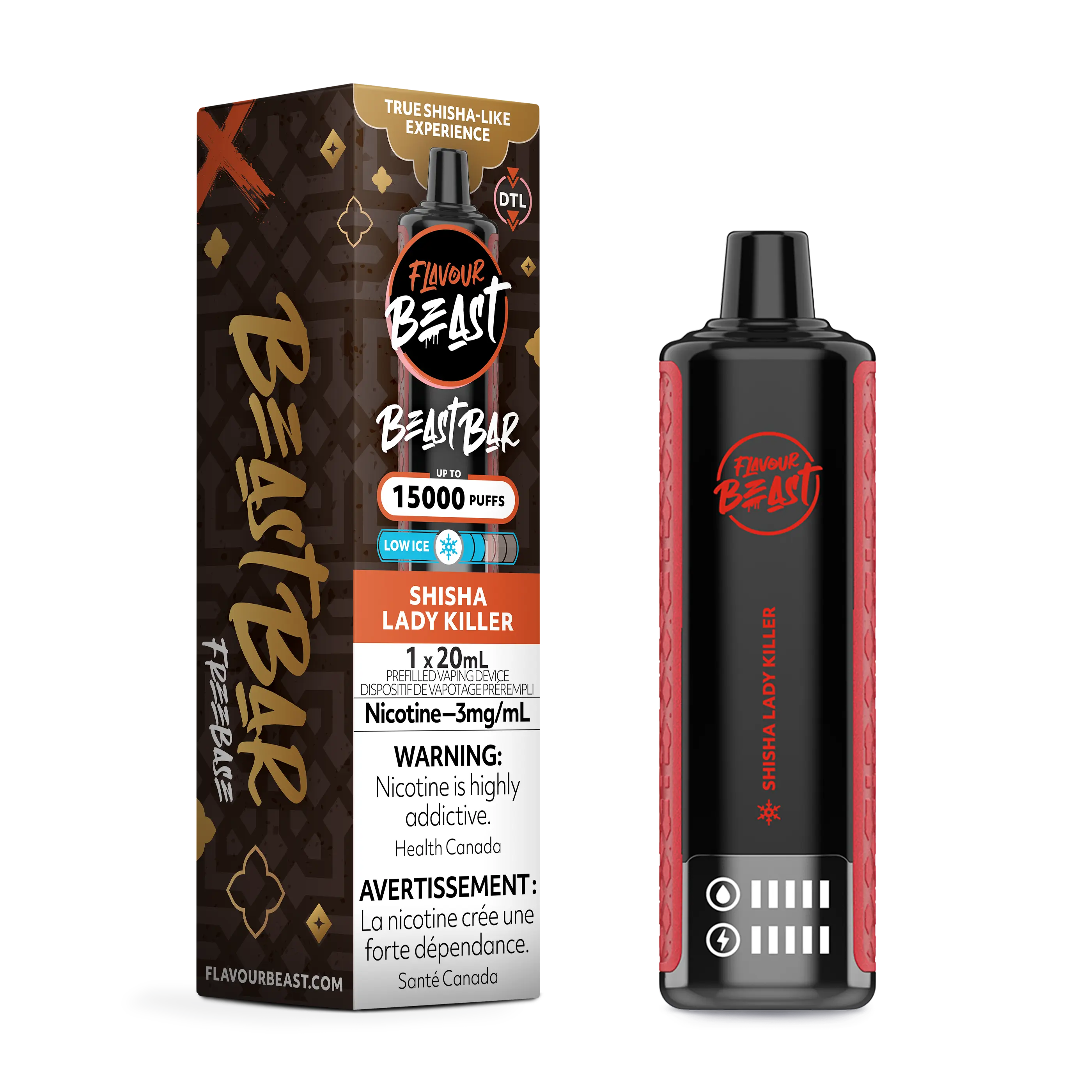 Flavour Beast - Beast Bar - Shisha Lady Killer | Vape Cloud Canada