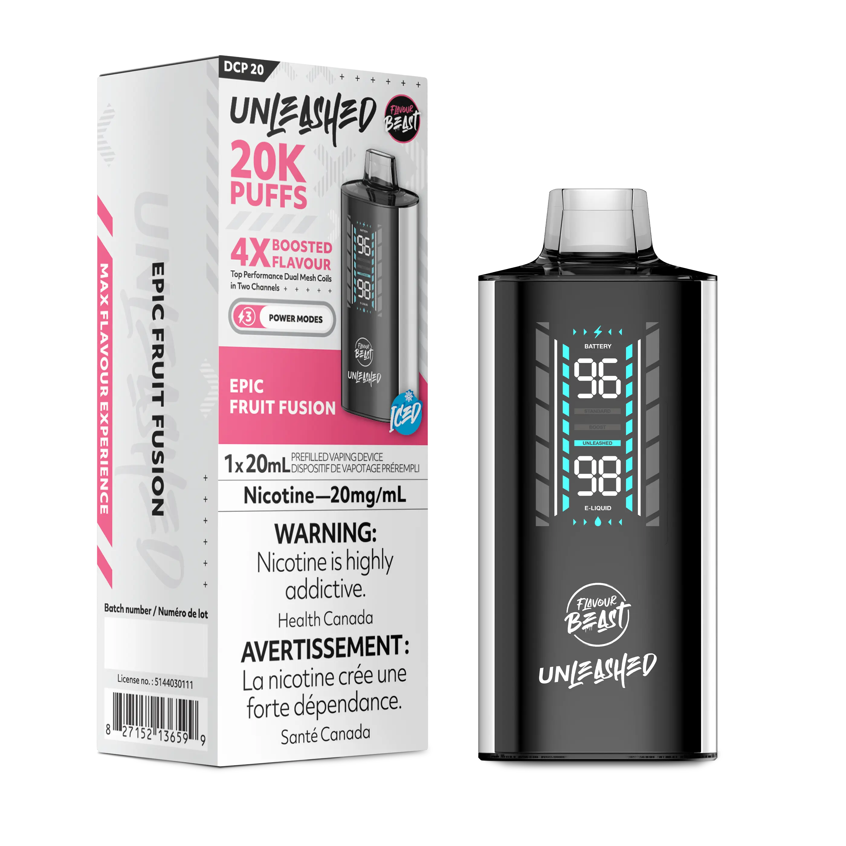 Flavour Beast - DCP Unleashed 20k | Vape Cloud Canada - Image 6