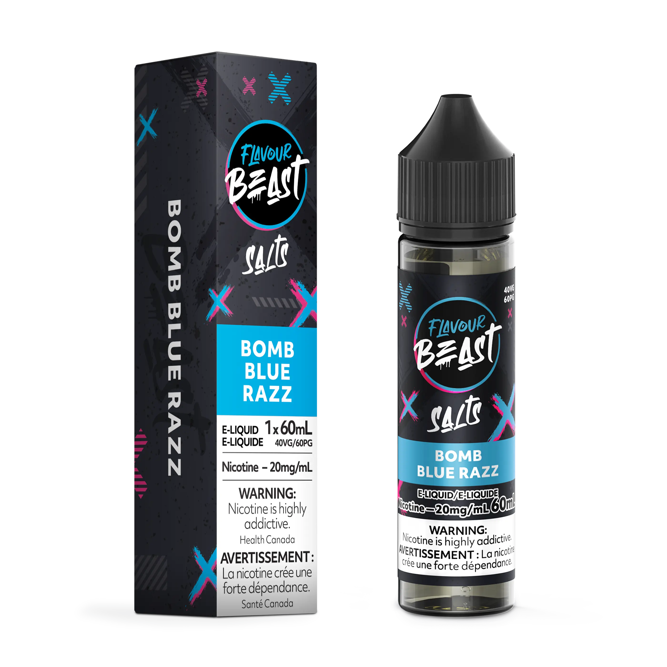 Flavour Beast E-Liquid - Bomb Blue Razz (60mL)