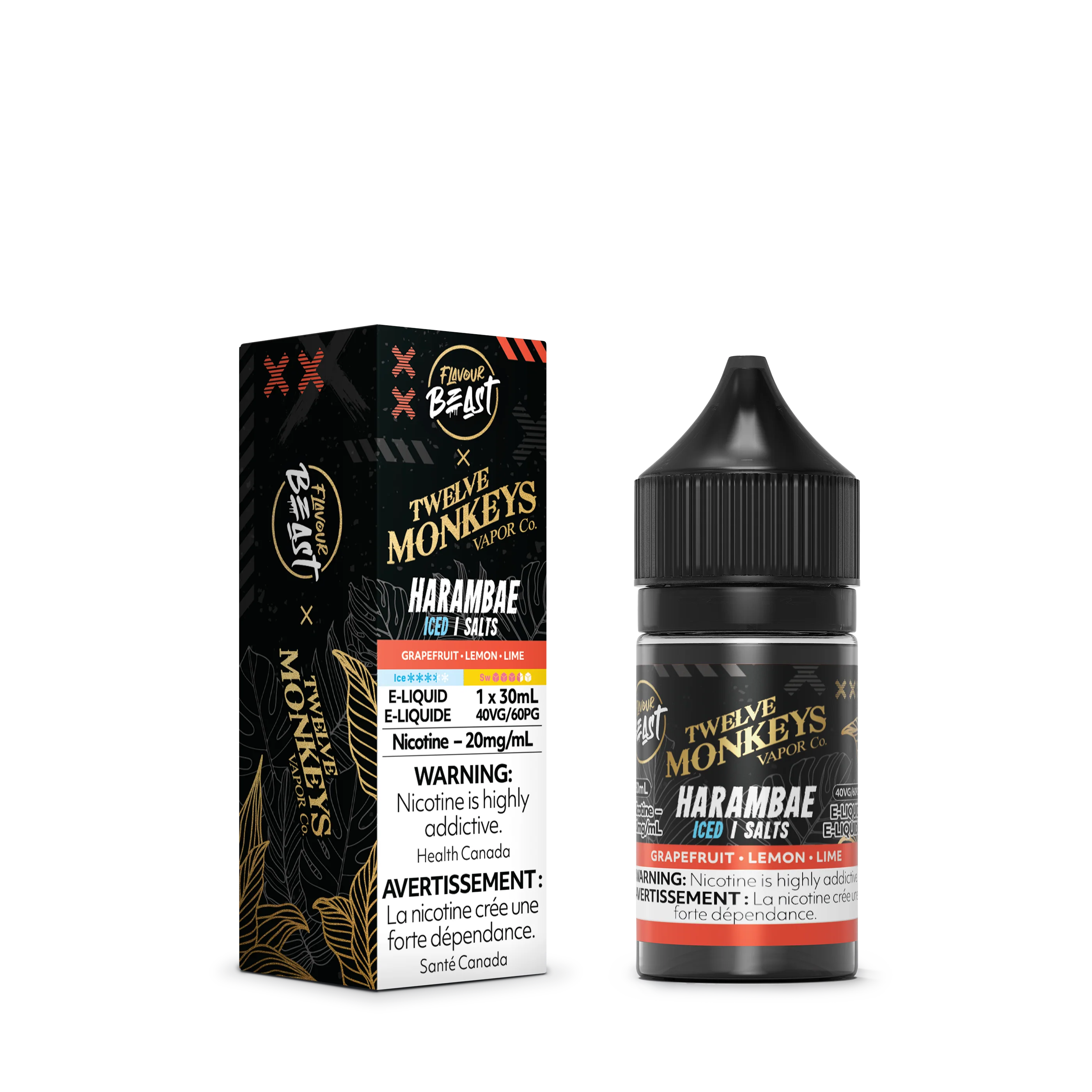 Flavour Beast x Twelve Monkeys E-Liquid (30mL Salt Nicotine) | Online Pricing - Image 2