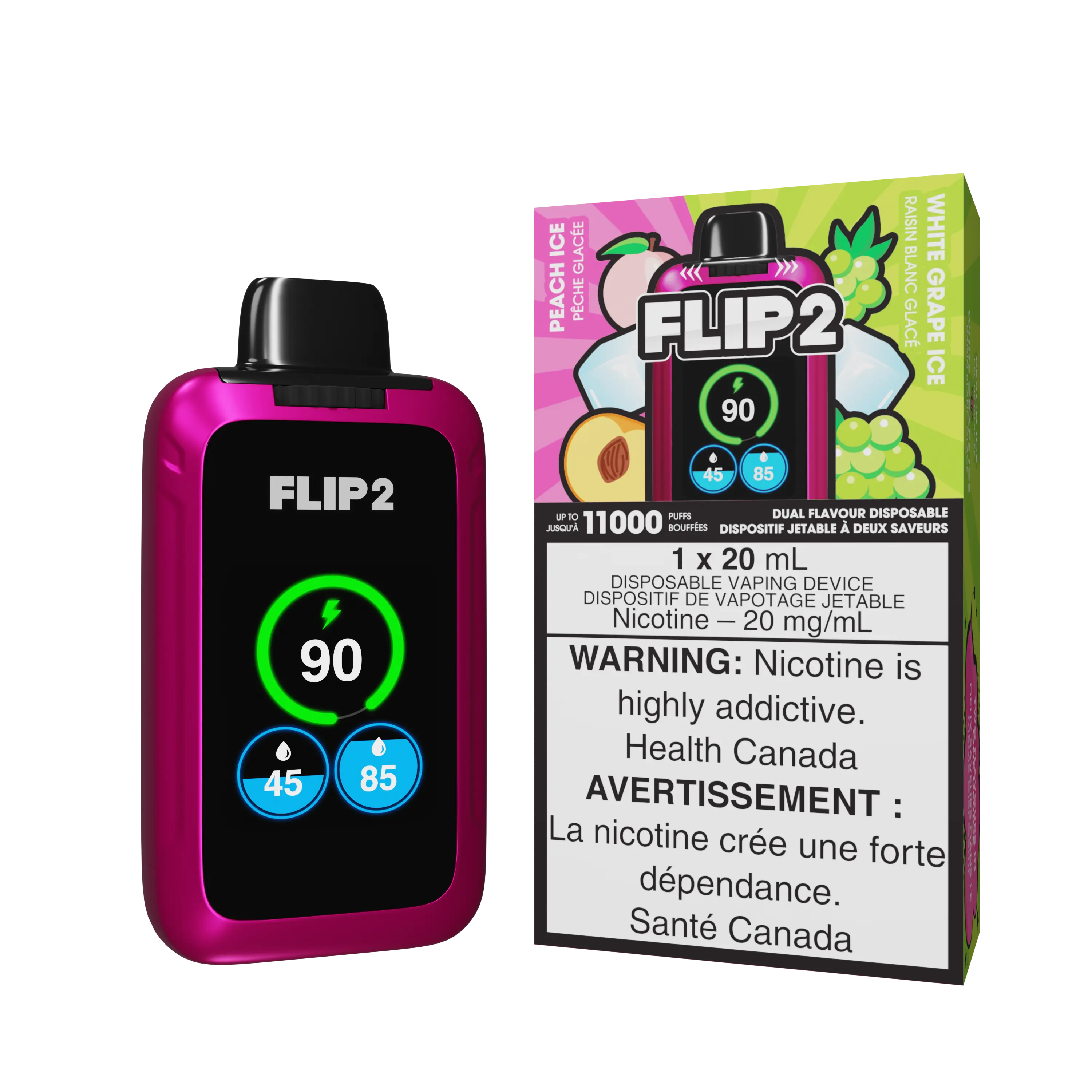 Flip 2 Dual Flavor Disposable | Vape Cloud Canada - Image 25