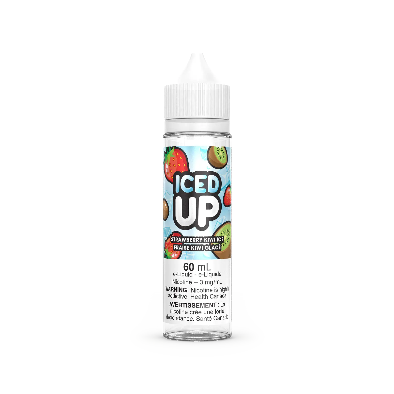 Iced Up Freebase - Strawberry Kiwi Ice (60mL) | Vape Cloud Canada