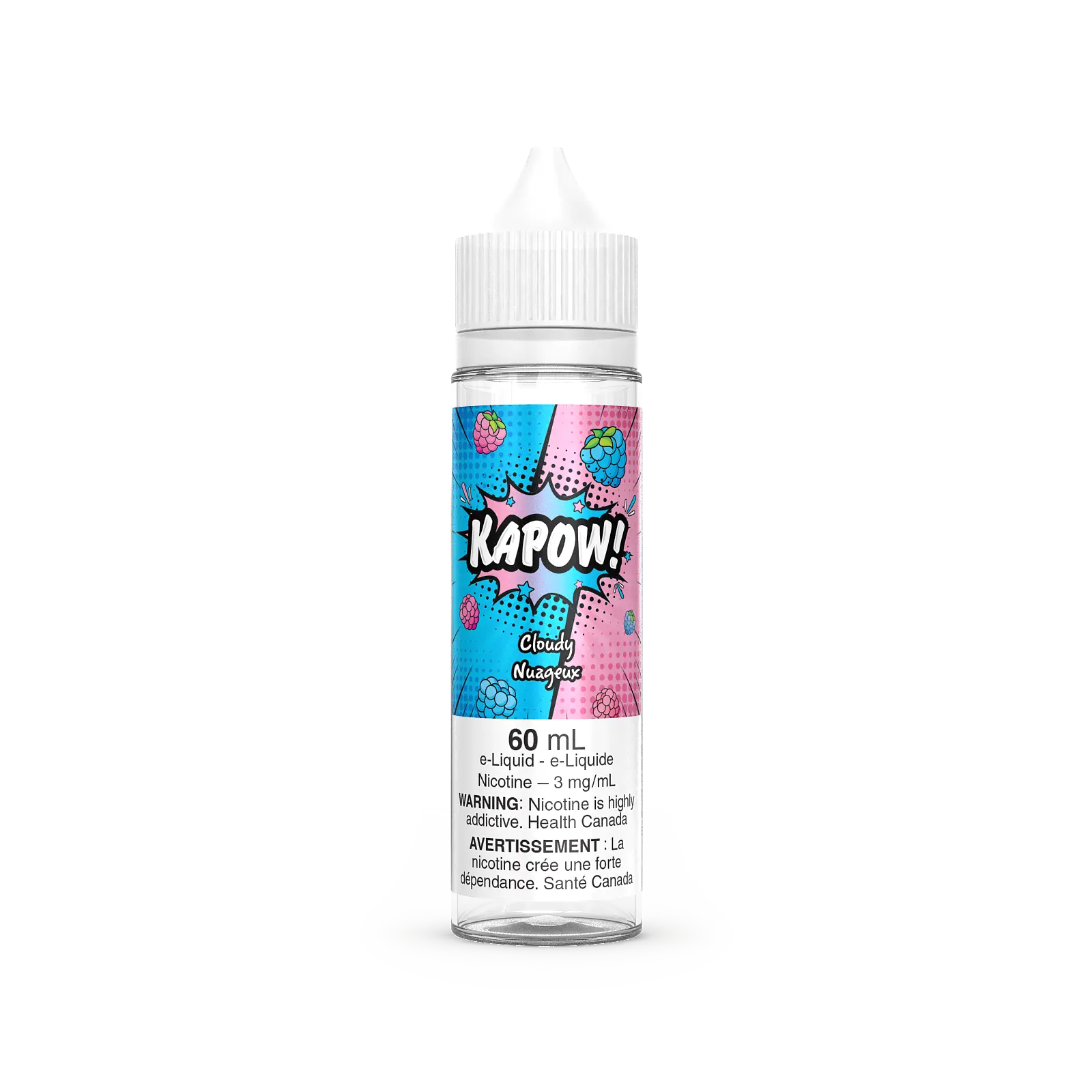 Kapow Freebase - Cloudy (60mL) | Vape Cloud Canada
