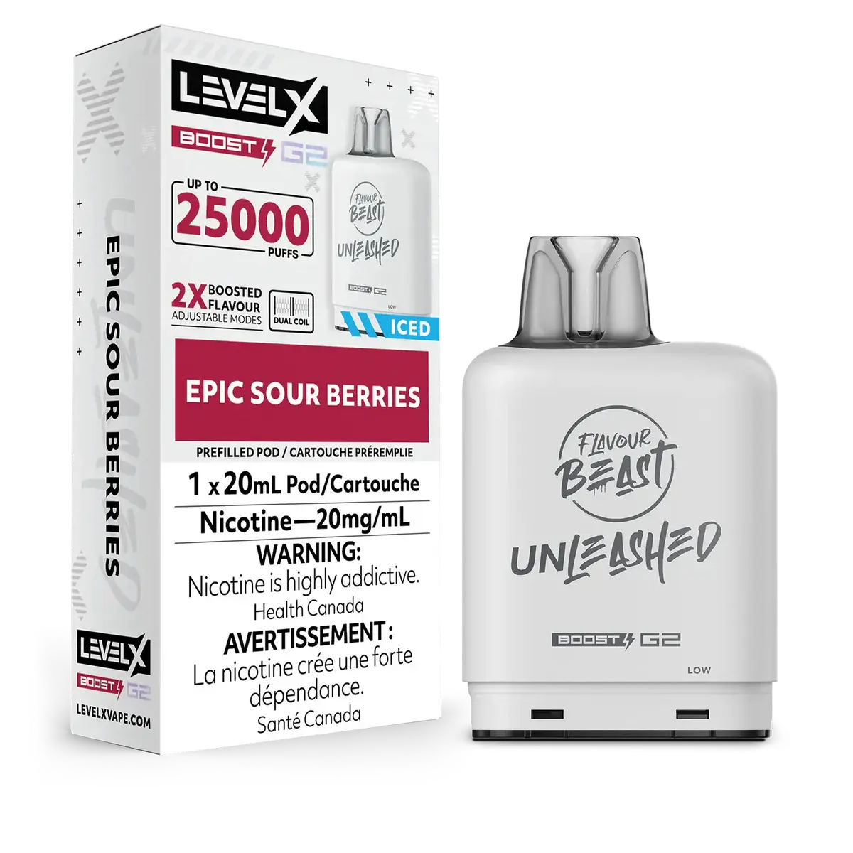 Level X Boost - Flavour Beast Unleashed - Vape Cloud Canada - Image 19
