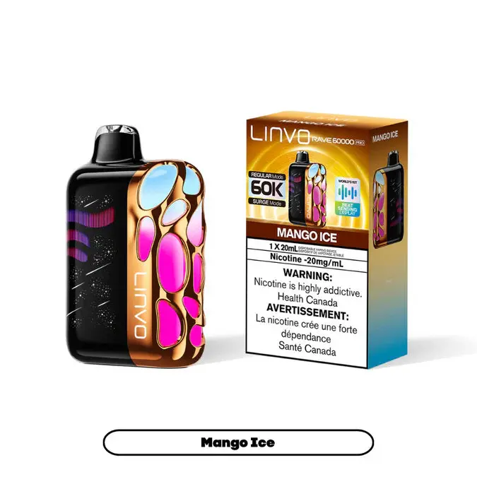 Linvo Rave 60K Pro Disposable | Vape Cloud Canada - Image 5