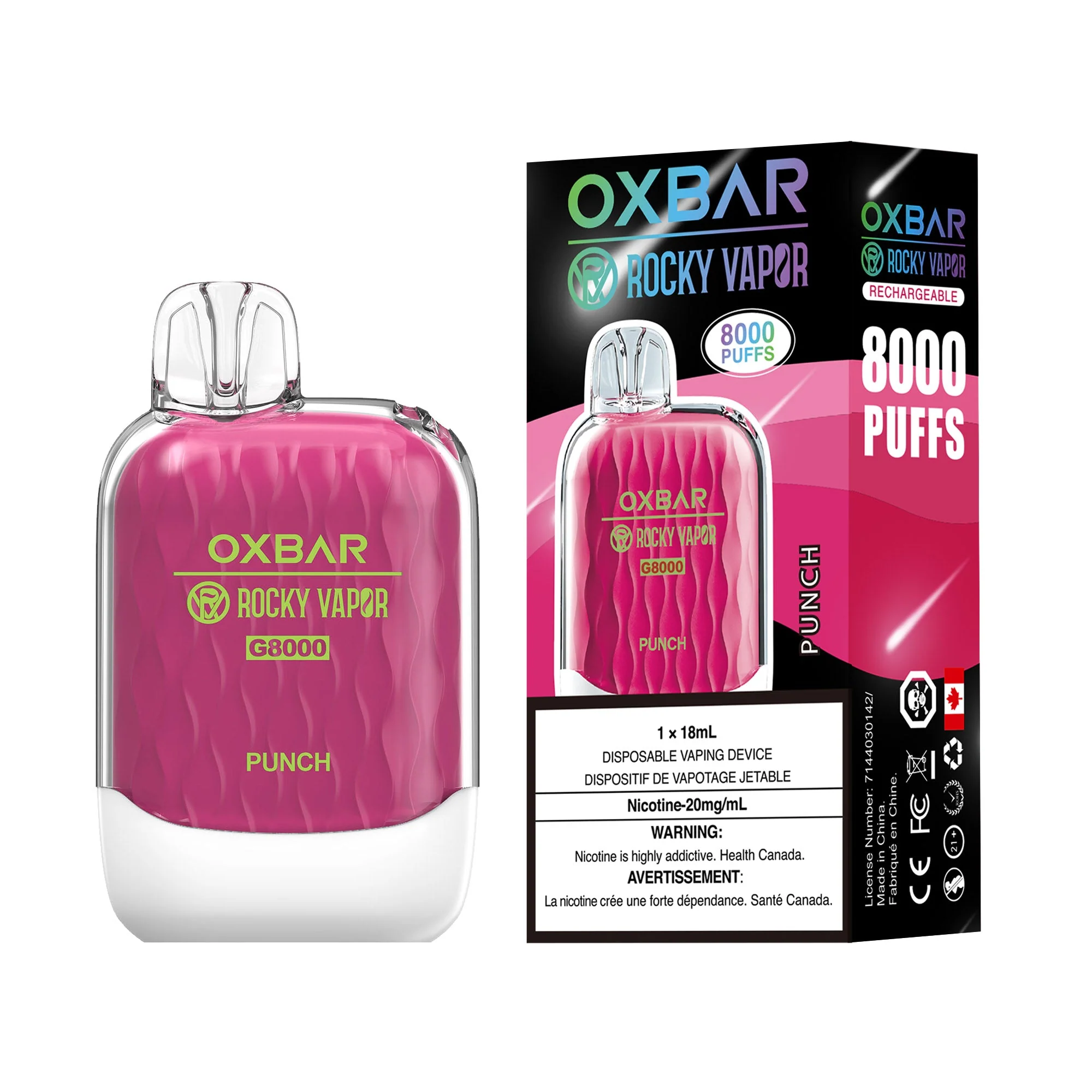 OxBar G8000 | Vape Cloud Canada - Image 11