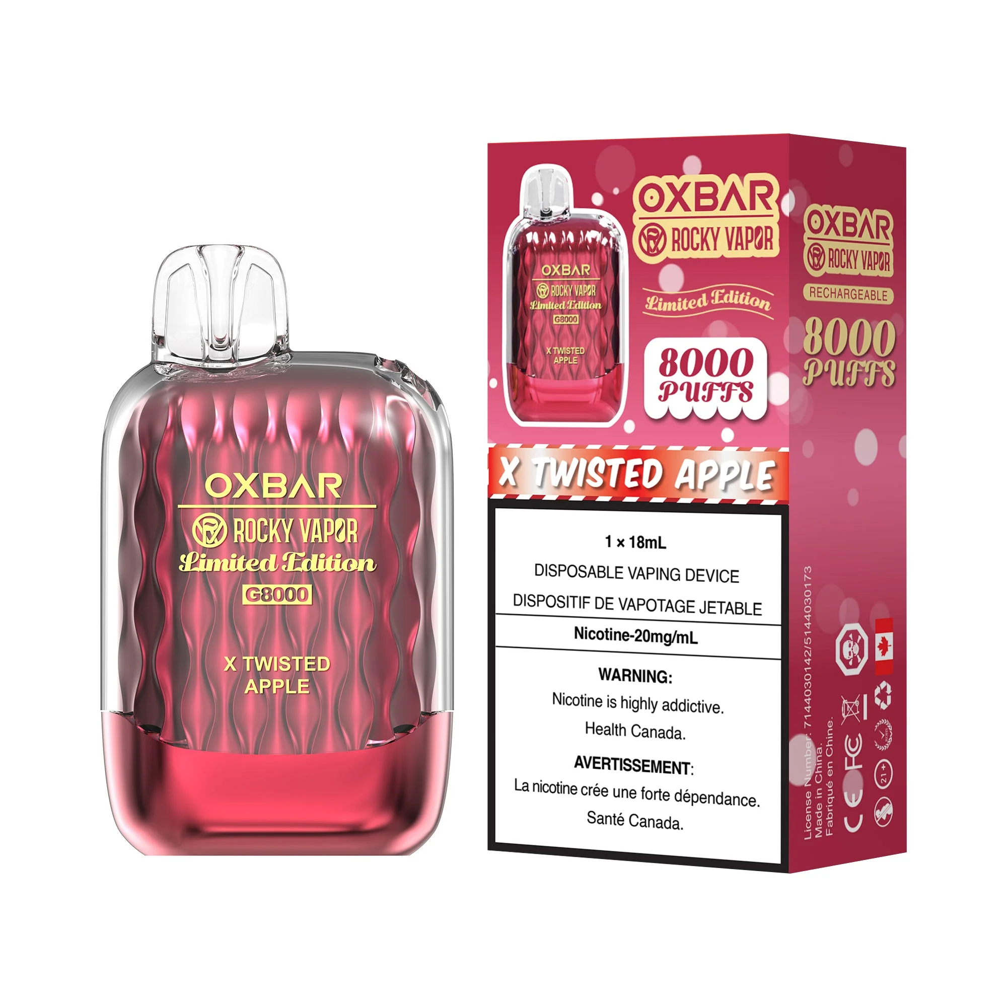 OxBar G8000 | Vape Cloud Canada - Image 19