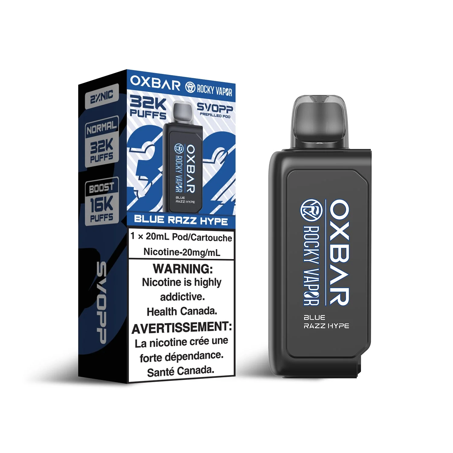 OxBar X Rocky Vapor - Svopp 32k | Vape Cloud Canada - Image 3