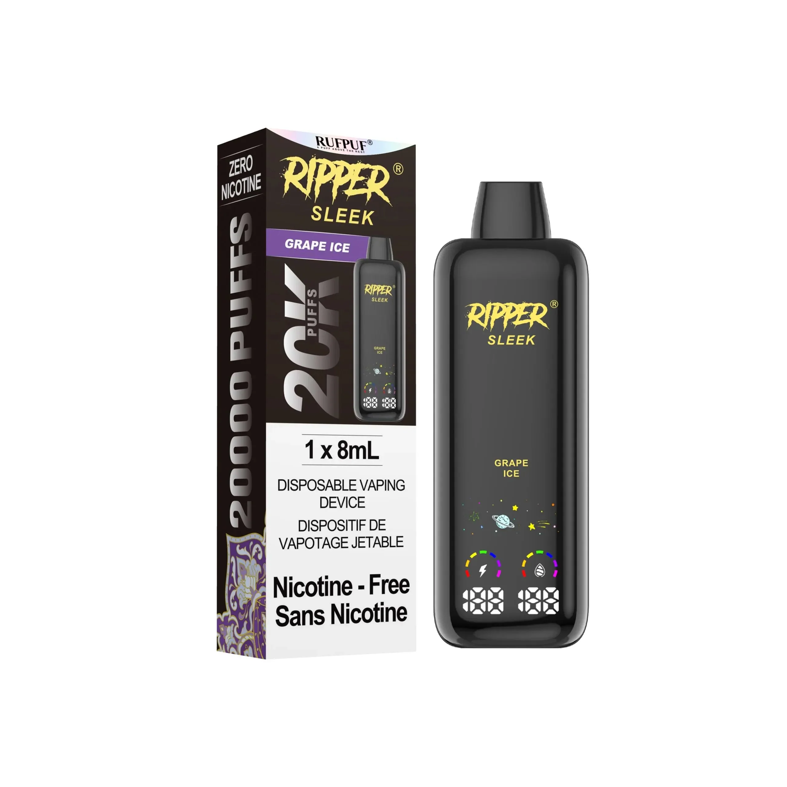 Ripper SLEEK (Zero Nic Available) | Vape Cloud Canada - Image 2