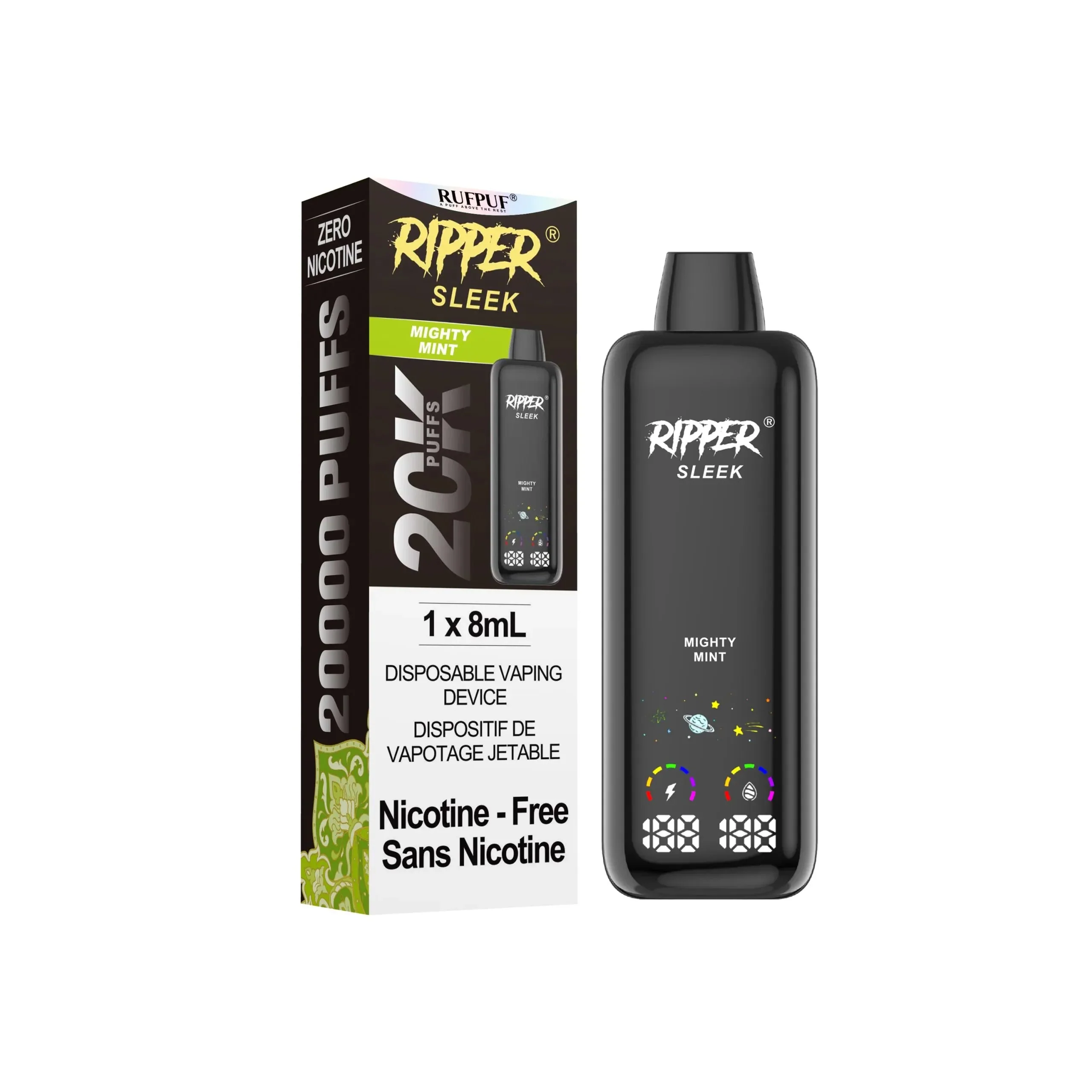 Ripper SLEEK (Zero Nic Available) | Vape Cloud Canada - Image 3