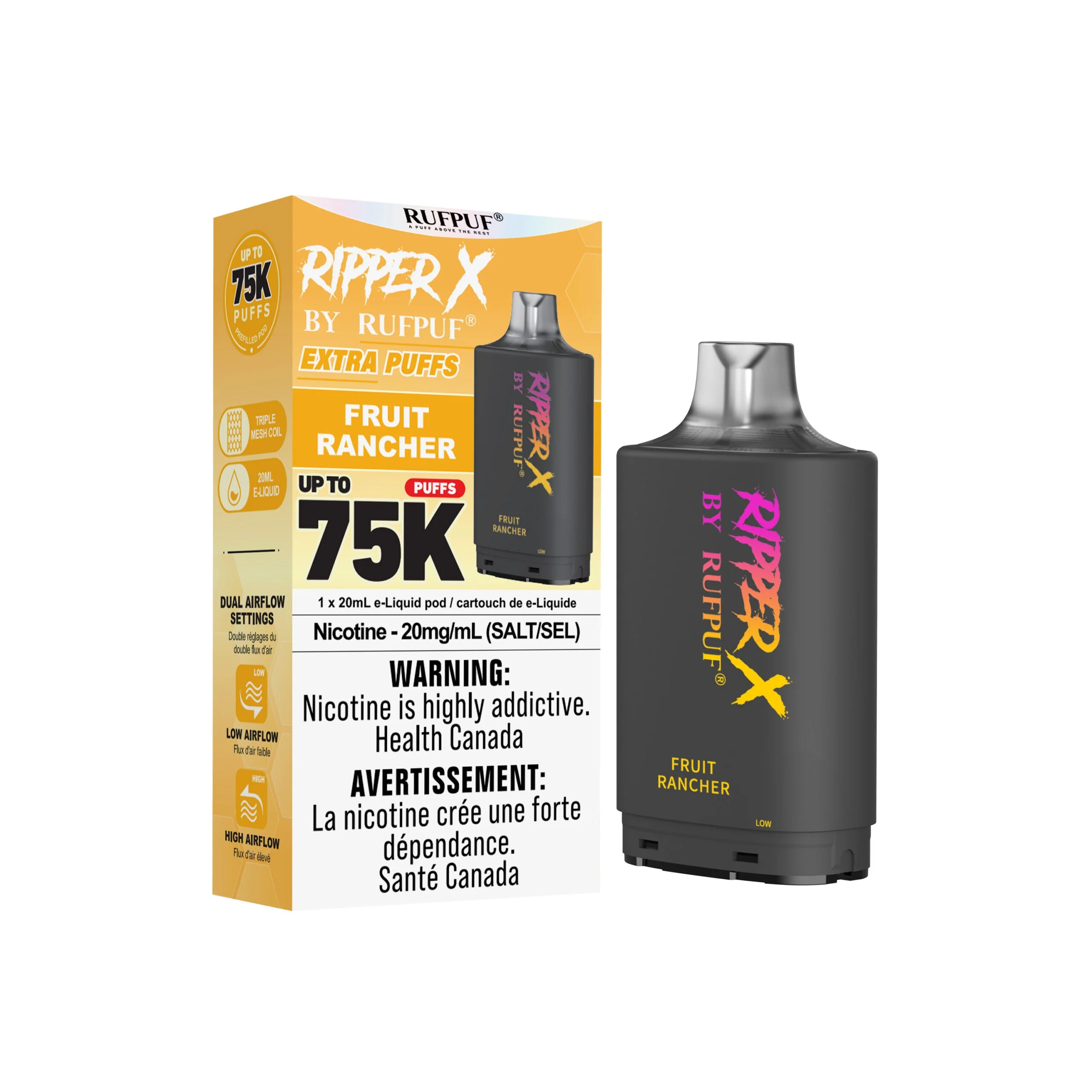 Ripper X 75k Pods | Vape Cloud Canada - Image 2