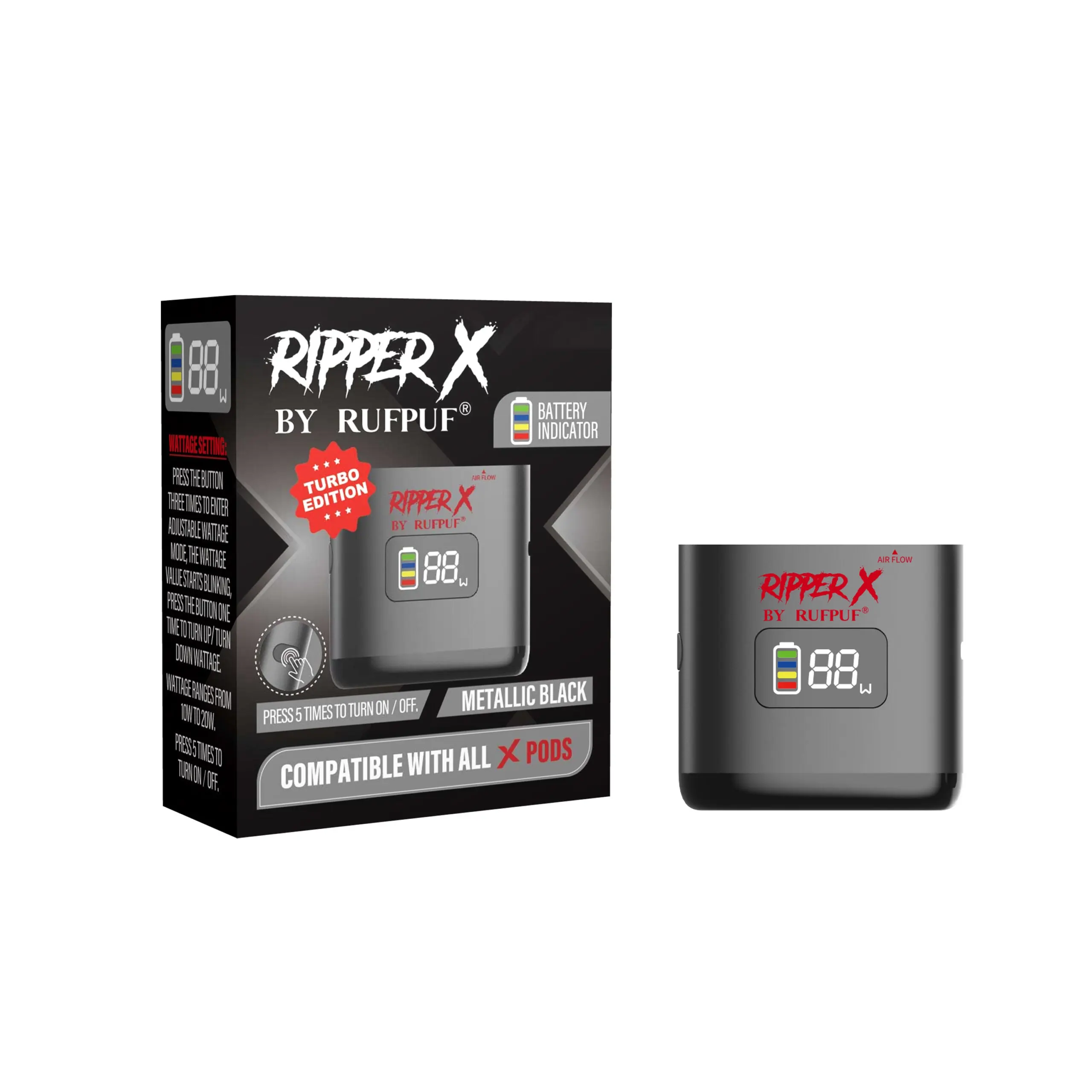 Ripper X Ultra Battery | Vape Cloud Canada - Image 5