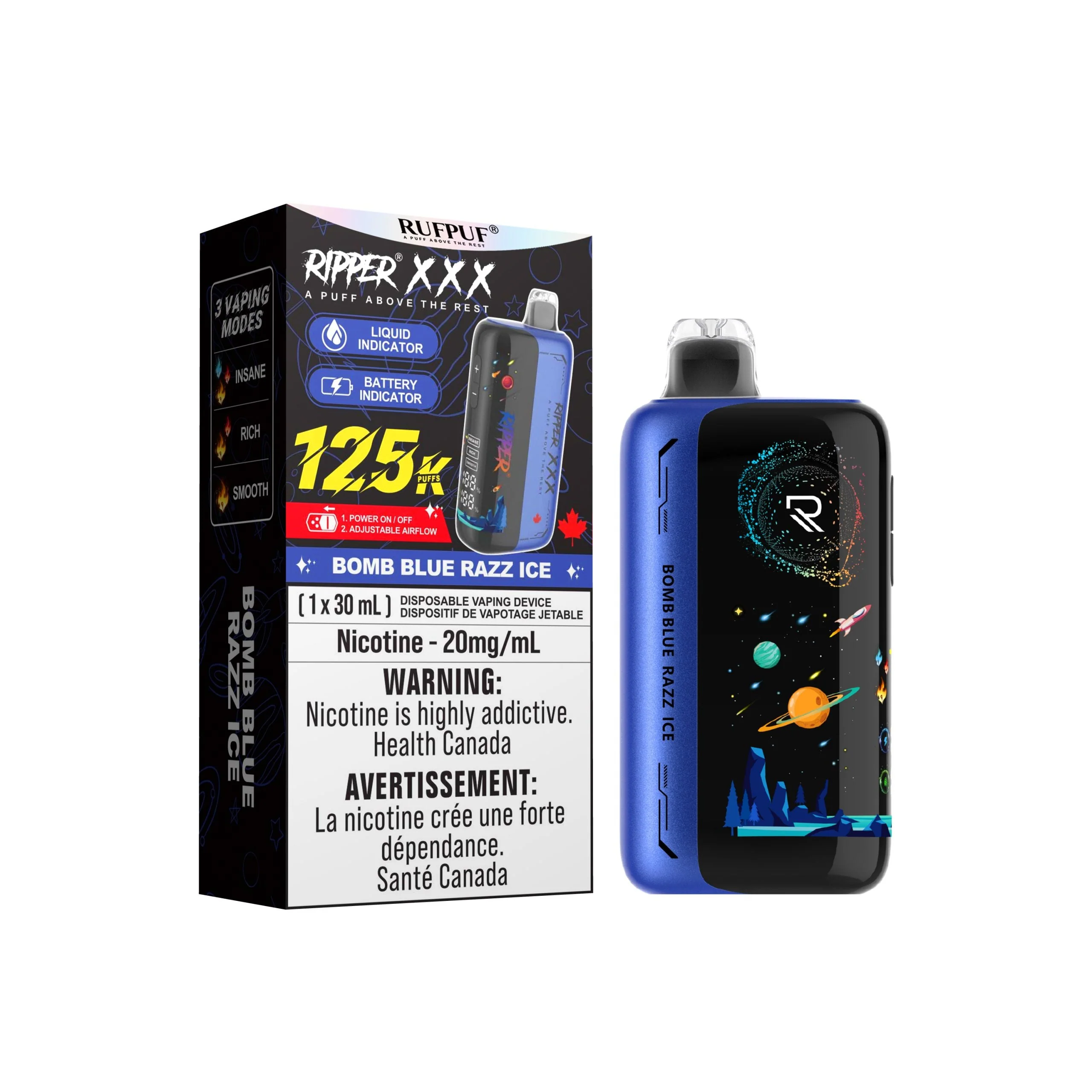 Ripper XXX 125K Disposable Vape - Image 2
