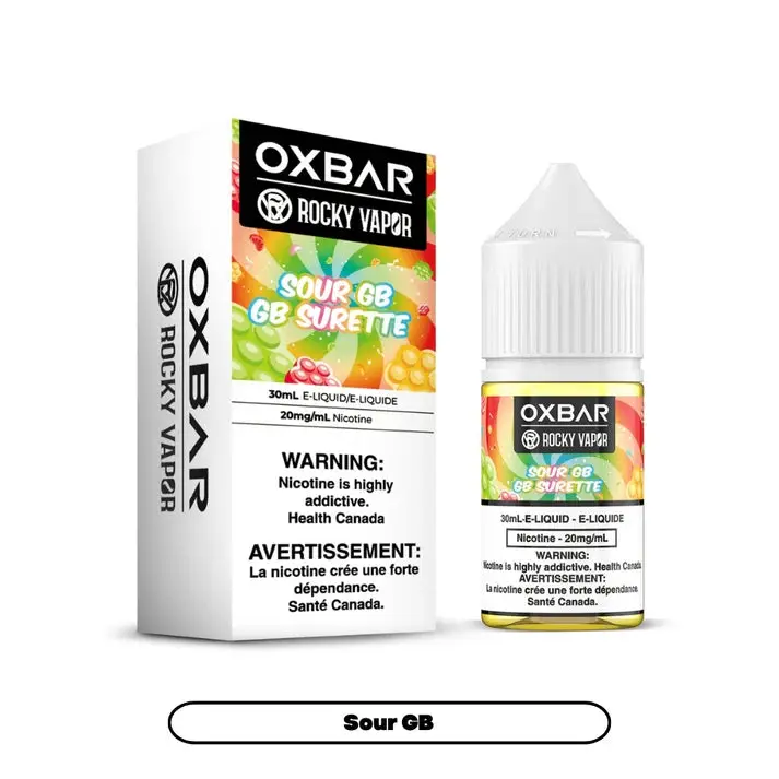 Rocky Vapor Oxbar E-liquids - Sour GB