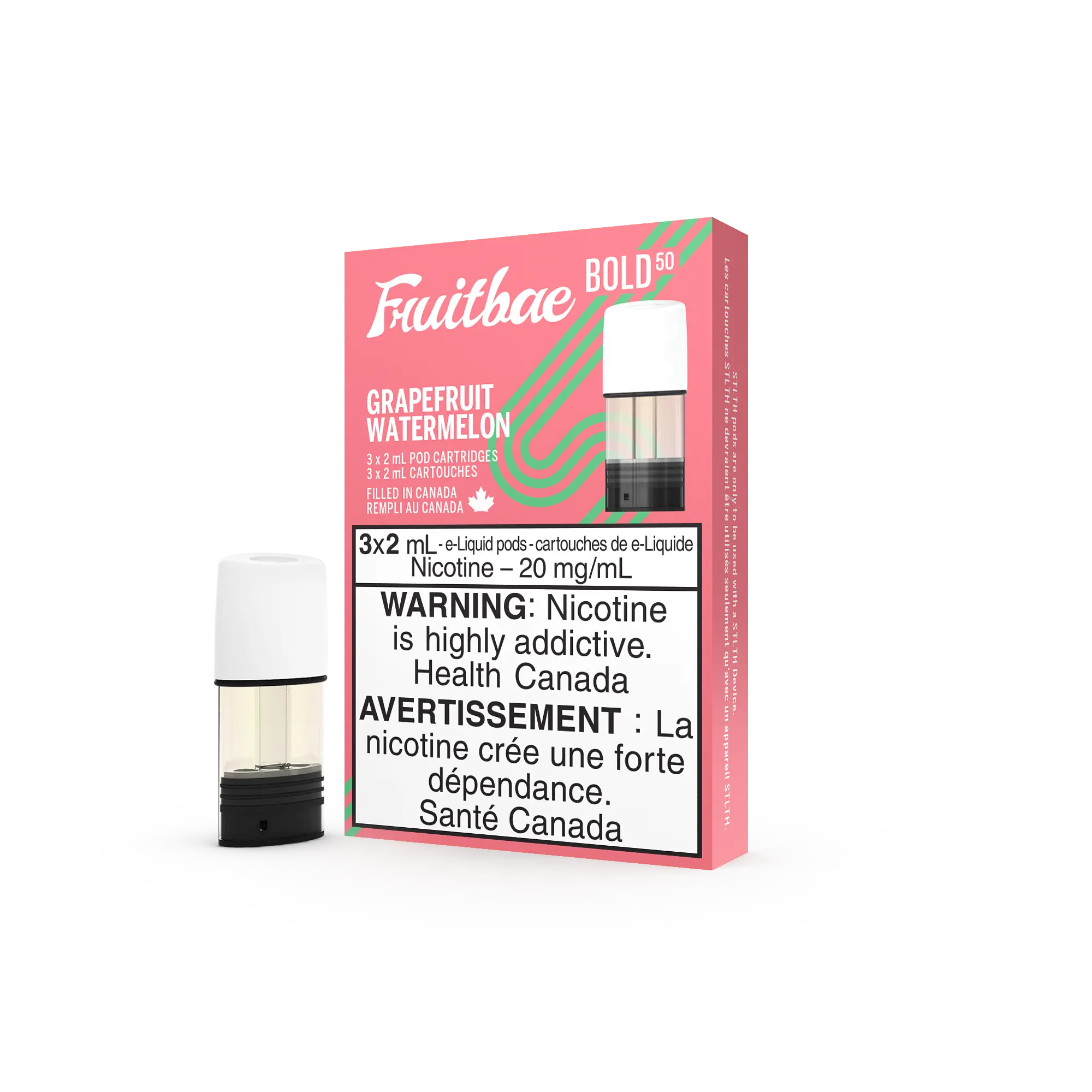 Fruitbae - STLTH Pods - Grapefruit Watermelon (3 Pack) | Vape Cloud Canada