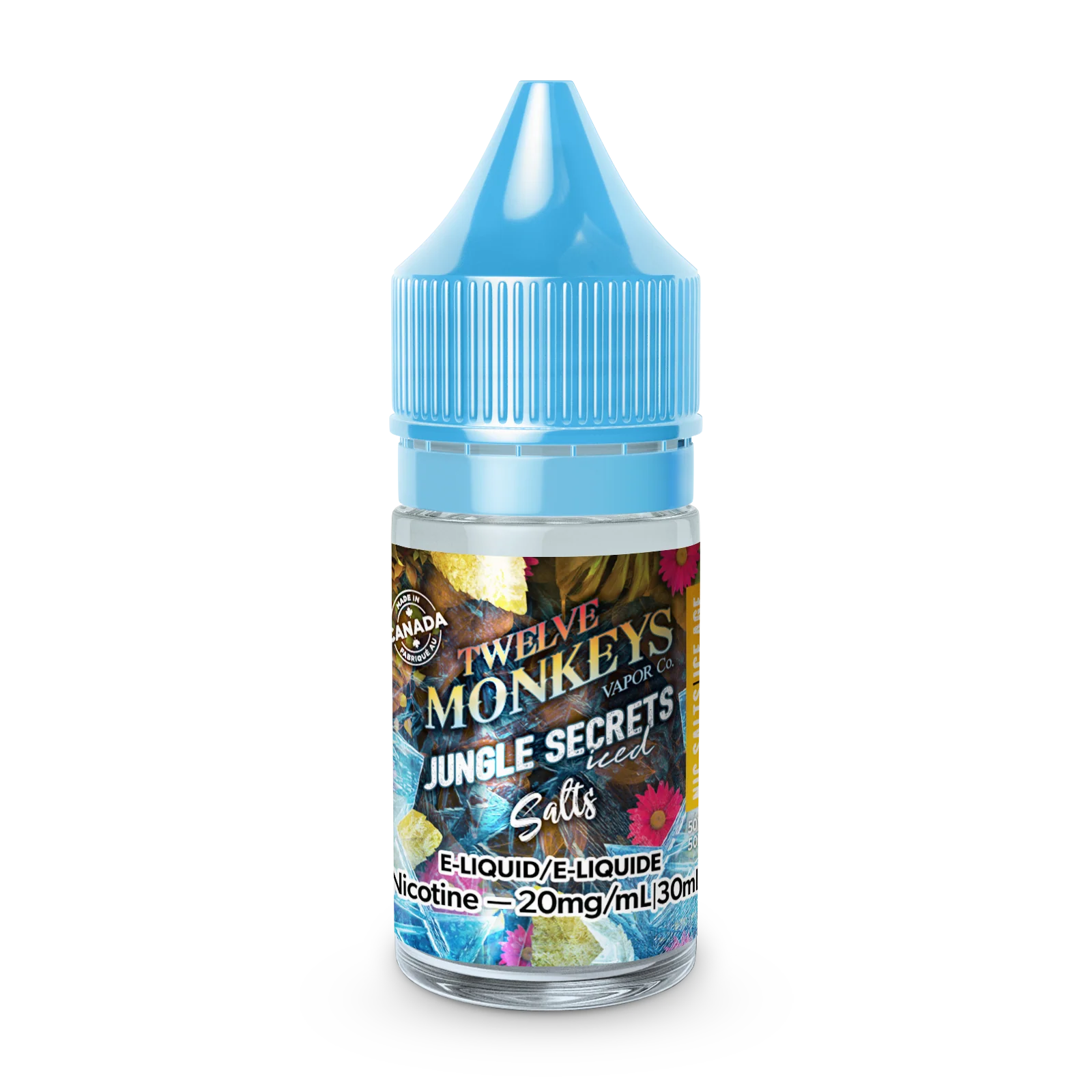 Twelve Monkeys Nic Salt - Jungle Secrets Iced (30mL) | Vape Cloud Canada